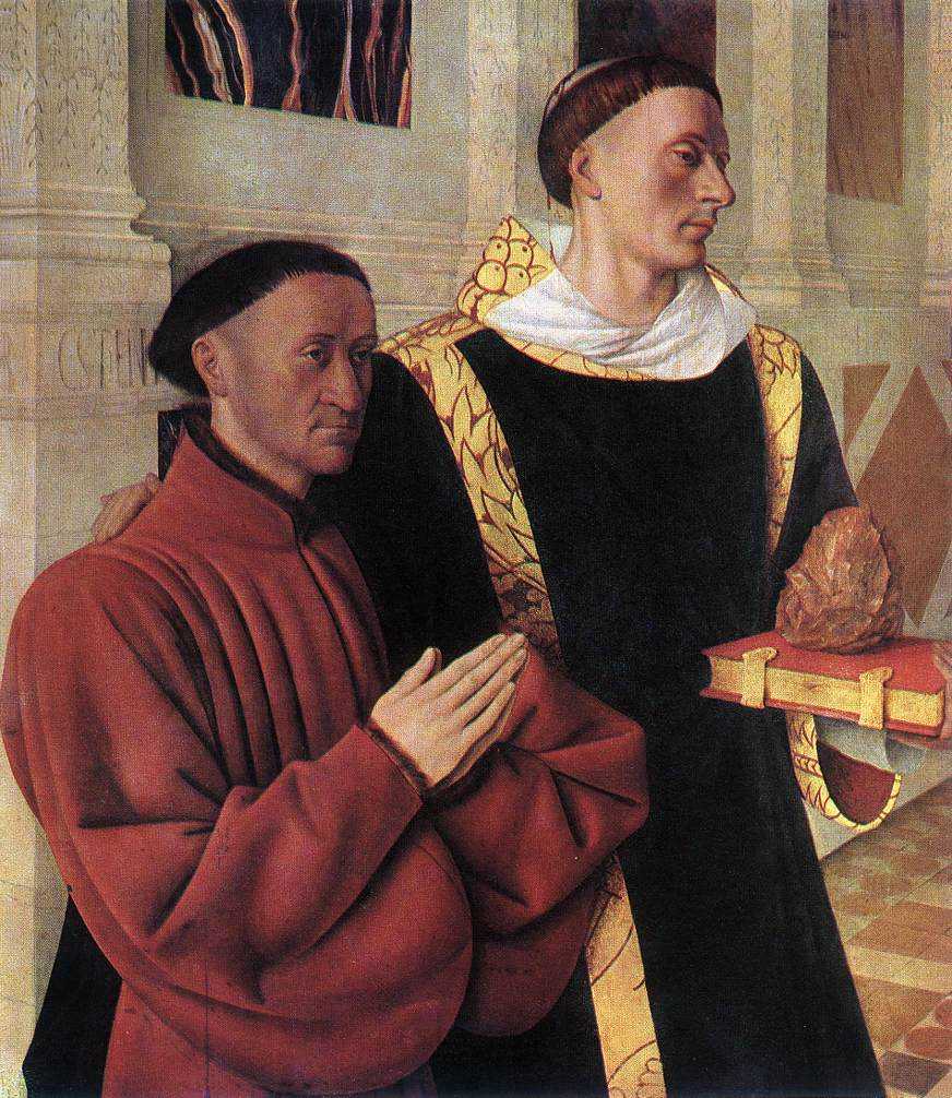 estienne chevalier with st stephen 让·富凯(fouquet jean
