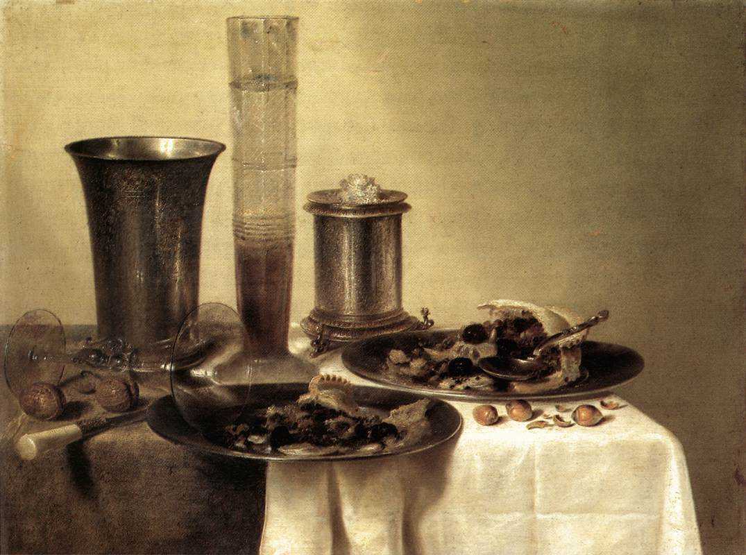 breakfast still-life 威廉·克莱兹·海达(heda willem