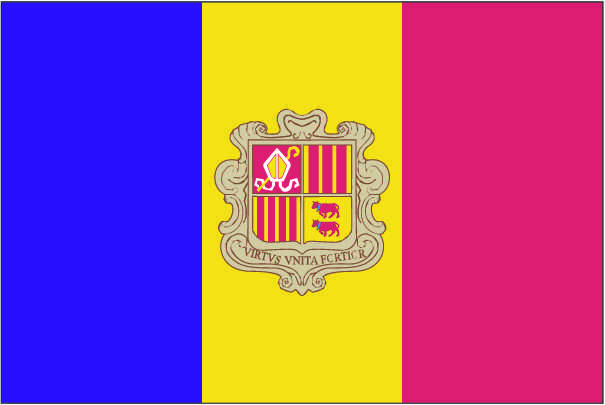 安道尔andorra国旗