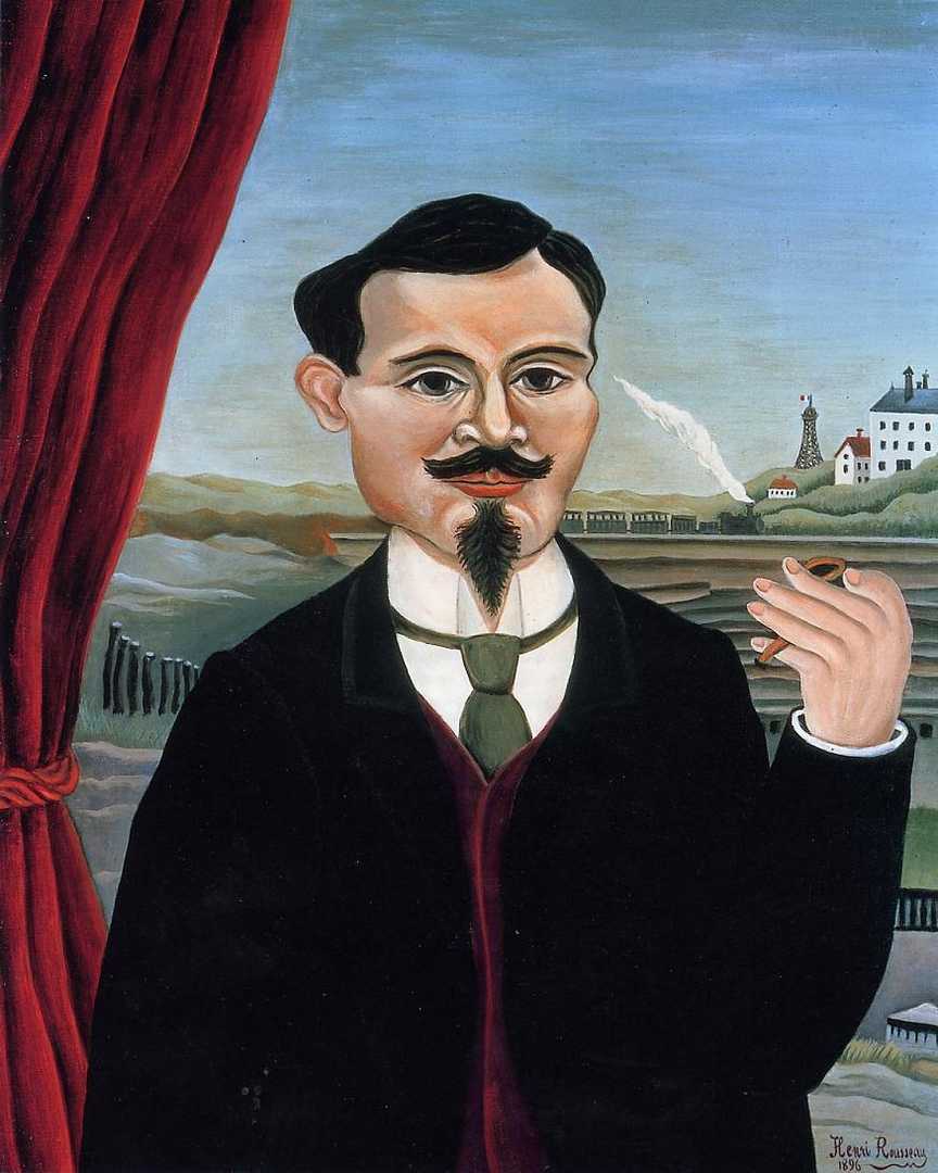 易呗网 - portrait of leon-paul fargue br>亨利·卢梭 (rousseau