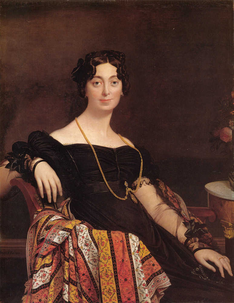 madame jacques-louis leblanc 安格尔 (ingr