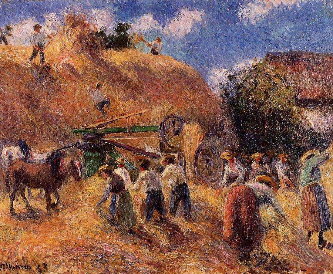 harvest 卡米耶·毕沙罗(pissarro camille)