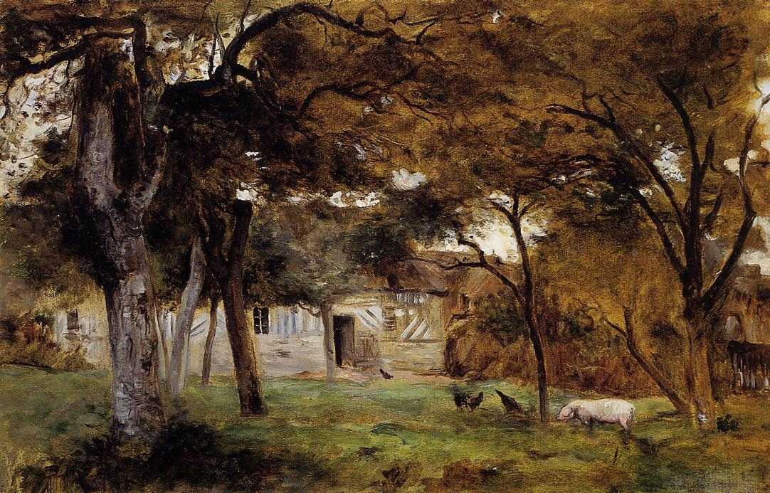 farm in normandy 博热莫里索 (morisot, berthe)
